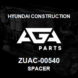 ZUAC-00540 Hyundai Construction SPACER | AGA Parts