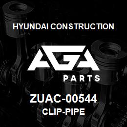 ZUAC-00544 Hyundai Construction CLIP-PIPE | AGA Parts