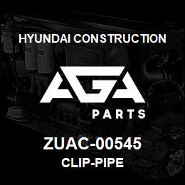 ZUAC-00545 Hyundai Construction CLIP-PIPE | AGA Parts