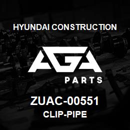 ZUAC-00551 Hyundai Construction CLIP-PIPE | AGA Parts