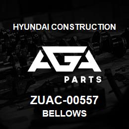 ZUAC-00557 Hyundai Construction BELLOWS | AGA Parts