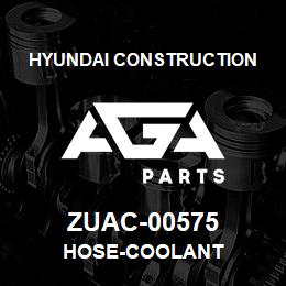 ZUAC-00575 Hyundai Construction HOSE-COOLANT | AGA Parts