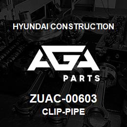 ZUAC-00603 Hyundai Construction CLIP-PIPE | AGA Parts