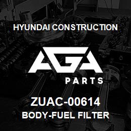 ZUAC-00614 Hyundai Construction BODY-FUEL FILTER | AGA Parts