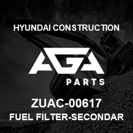 ZUAC-00617 Hyundai Construction FUEL FILTER-SECONDARY | AGA Parts