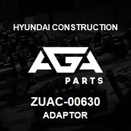 ZUAC-00630 Hyundai Construction ADAPTOR | AGA Parts