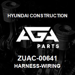 ZUAC-00641 Hyundai Construction HARNESS-WIRING | AGA Parts