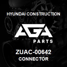 ZUAC-00642 Hyundai Construction CONNECTOR | AGA Parts