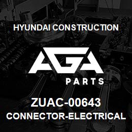 ZUAC-00643 Hyundai Construction CONNECTOR-ELECTRICAL | AGA Parts