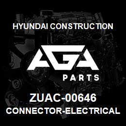 ZUAC-00646 Hyundai Construction CONNECTOR-ELECTRICAL | AGA Parts