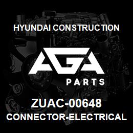 ZUAC-00648 Hyundai Construction CONNECTOR-ELECTRICAL | AGA Parts