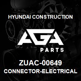 ZUAC-00649 Hyundai Construction CONNECTOR-ELECTRICAL | AGA Parts