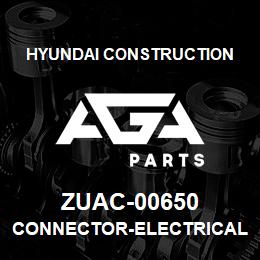 ZUAC-00650 Hyundai Construction CONNECTOR-ELECTRICAL | AGA Parts