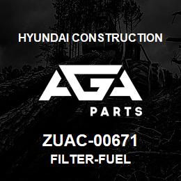 ZUAC-00671 Hyundai Construction FILTER-FUEL | AGA Parts