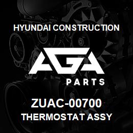 ZUAC-00700 Hyundai Construction THERMOSTAT ASSY | AGA Parts