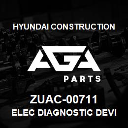 ZUAC-00711 Hyundai Construction ELEC DIAGNOSTIC DEVICE | AGA Parts