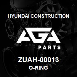 ZUAH-00013 Hyundai Construction O-RING | AGA Parts