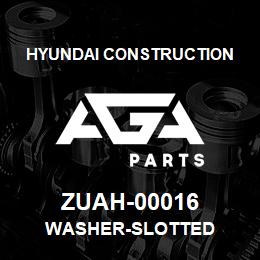 ZUAH-00016 Hyundai Construction WASHER-SLOTTED | AGA Parts