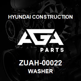 ZUAH-00022 Hyundai Construction WASHER | AGA Parts