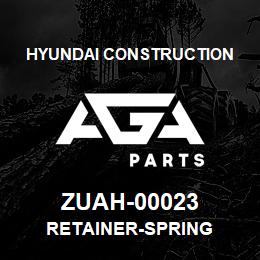 ZUAH-00023 Hyundai Construction RETAINER-SPRING | AGA Parts