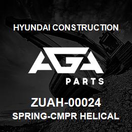 ZUAH-00024 Hyundai Construction SPRING-CMPR HELICAL | AGA Parts