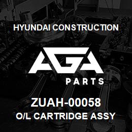 ZUAH-00058 Hyundai Construction O/L CARTRIDGE ASSY | AGA Parts