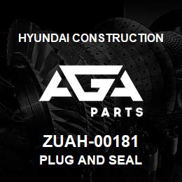 ZUAH-00181 Hyundai Construction PLUG AND SEAL | AGA Parts