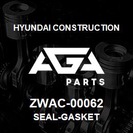 ZWAC-00062 Hyundai Construction SEAL-GASKET | AGA Parts