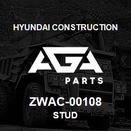 ZWAC-00108 Hyundai Construction STUD | AGA Parts
