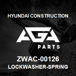 ZWAC-00126 Hyundai Construction LOCKWASHER-SPRING | AGA Parts