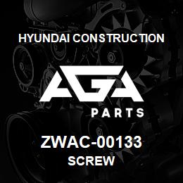 ZWAC-00133 Hyundai Construction SCREW | AGA Parts