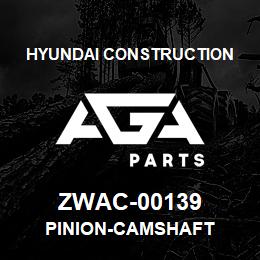 ZWAC-00139 Hyundai Construction PINION-CAMSHAFT | AGA Parts