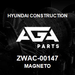 ZWAC-00147 Hyundai Construction MAGNETO | AGA Parts