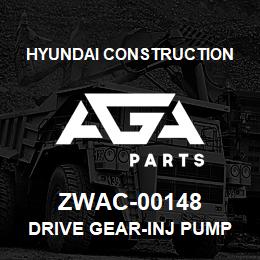 ZWAC-00148 Hyundai Construction DRIVE GEAR-INJ PUMP | AGA Parts