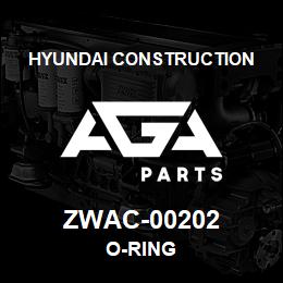 ZWAC-00202 Hyundai Construction O-RING | AGA Parts
