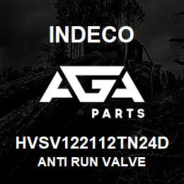 HVSV122112TN24D Indeco ANTI RUN VALVE | AGA Parts