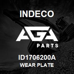 ID1706200A Indeco WEAR PLATE | AGA Parts