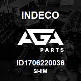 ID1706220036 Indeco SHIM | AGA Parts