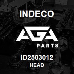 ID2503012 Indeco HEAD | AGA Parts