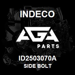 ID2503070A Indeco SIDE BOLT | AGA Parts