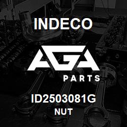 ID2503081G Indeco NUT | AGA Parts