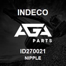 ID270021 Indeco NIPPLE | AGA Parts