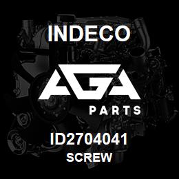 ID2704041 Indeco SCREW | AGA Parts