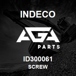 ID300061 Indeco SCREW | AGA Parts