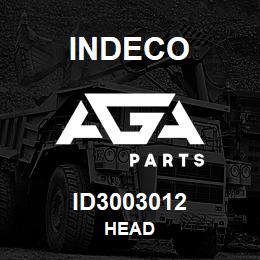 ID3003012 Indeco HEAD | AGA Parts