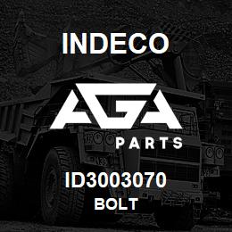 ID3003070 Indeco BOLT | AGA Parts