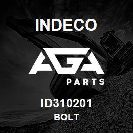 ID310201 Indeco BOLT | AGA Parts