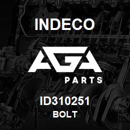 ID310251 Indeco BOLT | AGA Parts