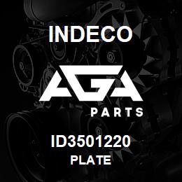 ID3501220 Indeco PLATE | AGA Parts