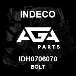 IDH0706070 Indeco BOLT | AGA Parts